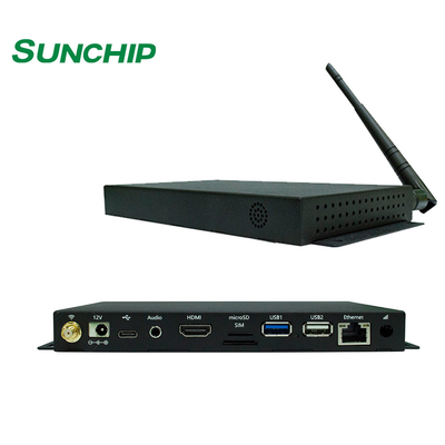 USB-Touch screencpu 4G LTE SIM HD Media Player Doos met Krachtige RK3399