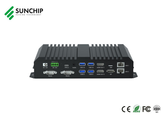 Rockchip RK3588 HD Multimedia Box Octa-Core 8K Double HD Dual Ethernet Edge Computing AI terminale gebruik