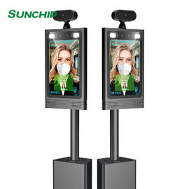 8 duimlcd Vertoning Android 5,1 de Infrarode Thermometer van de Gezichtserkenning